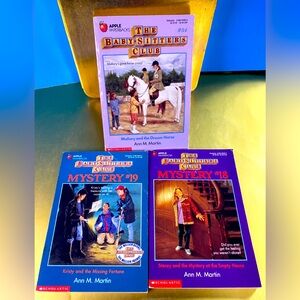 The Baby-Sitters Club Books & Mystery Books Vintage 90’s Collection of 3